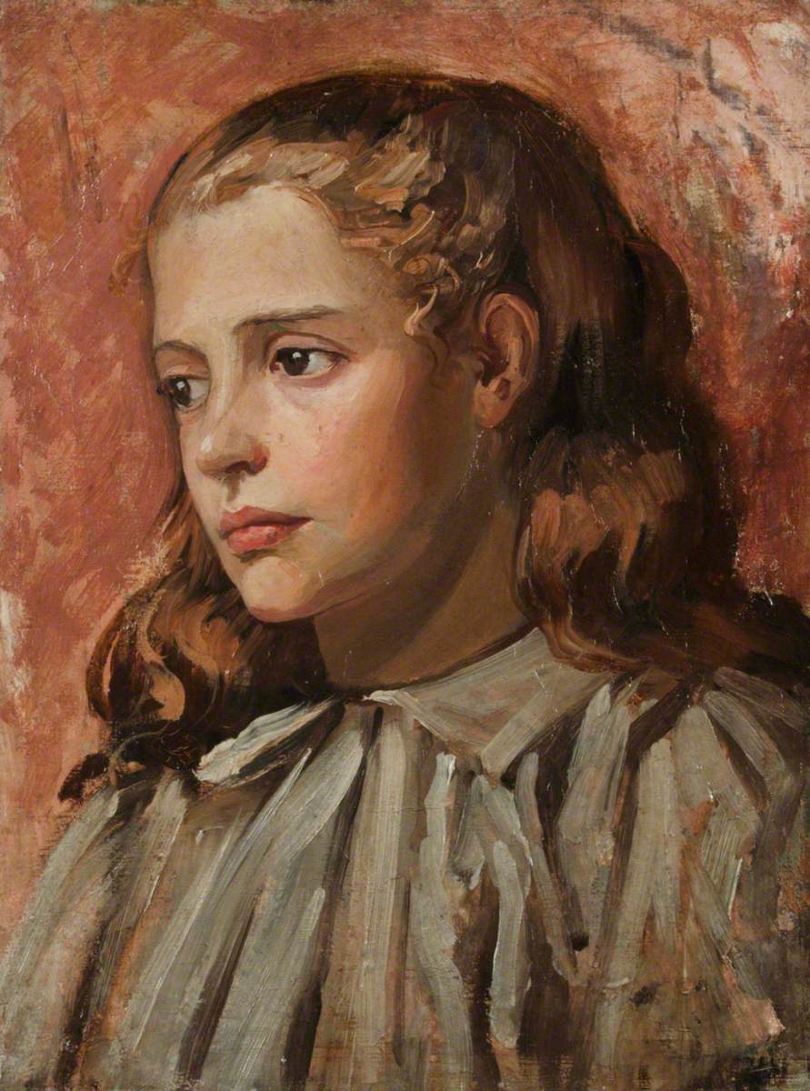 Portrait of a Girl in a White Pinafore
