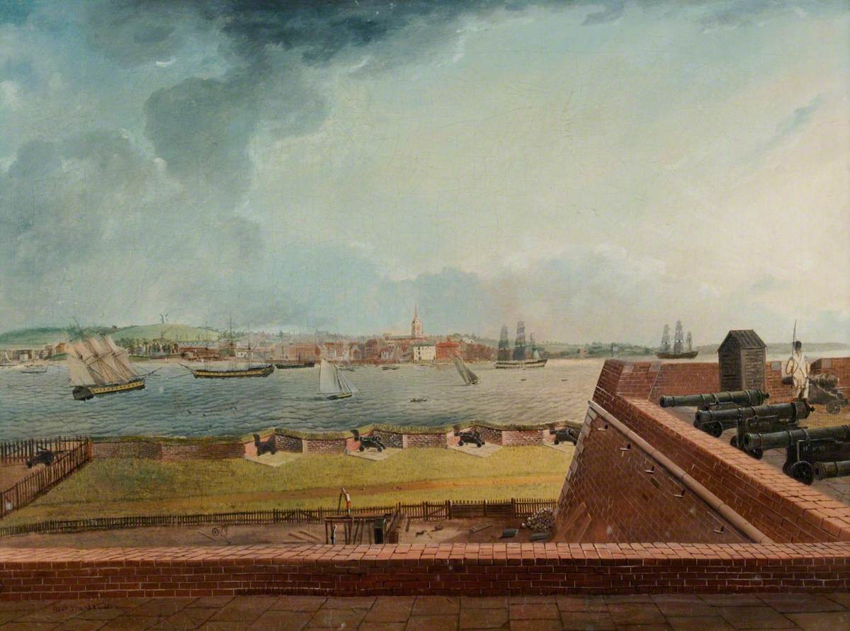 View of Gravesend from Tilbury Fort