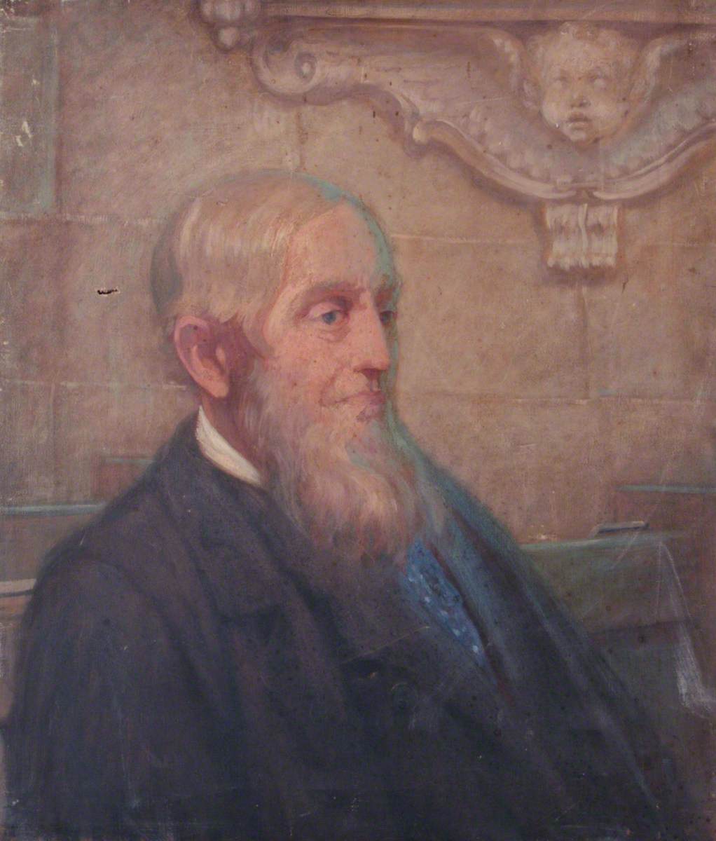 Portrait of an Elderly Man in Farnham Parish Church