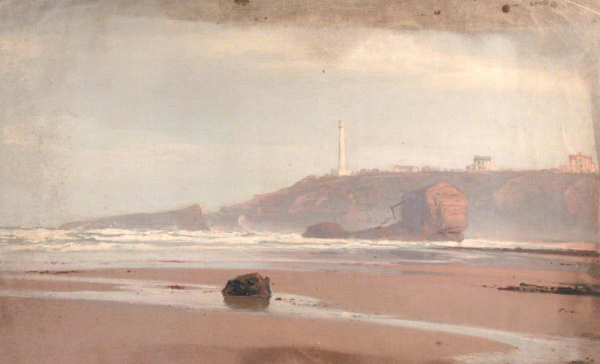 Coastal Scene with Lighthouse