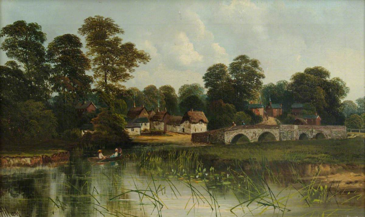 Village and Bridge at Iford