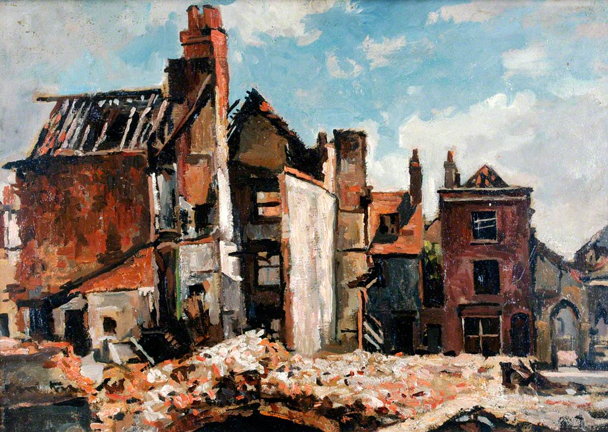 Ruins of St Thomas' Street, Portsmouth