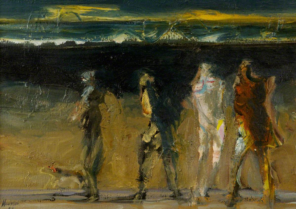 Figures by the Sea, Evening