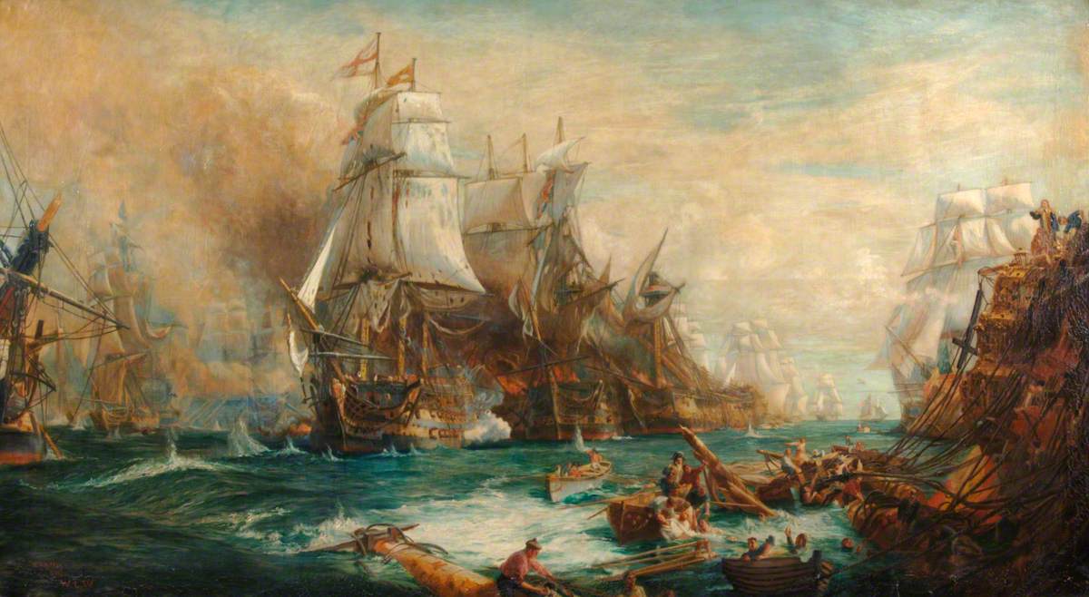 The Battle of Trafalgar, 21 October 1805 Art UK