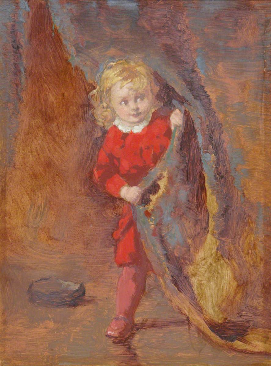 Child in Red Costume