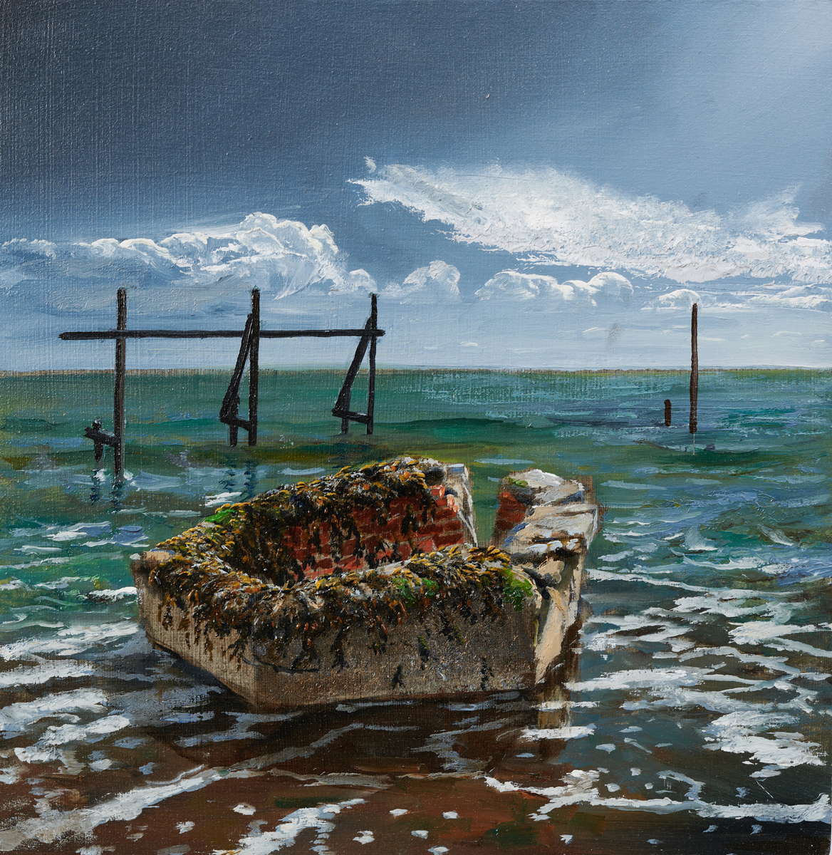 Pillbox with Incoming Tide 1