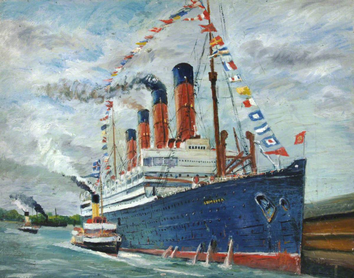 'Aquitania', Cunard