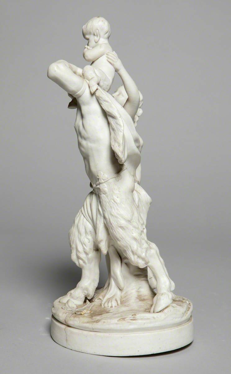 Satyr with Bacchante and Infant Satyr