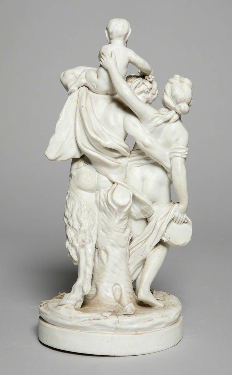 Satyr with Bacchante and Infant Satyr