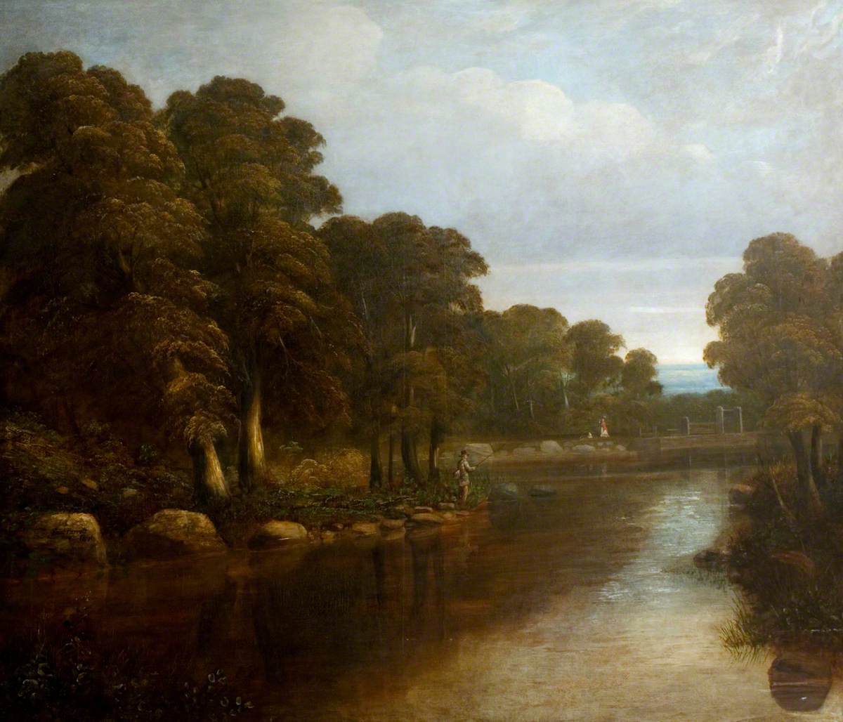 River with Angler