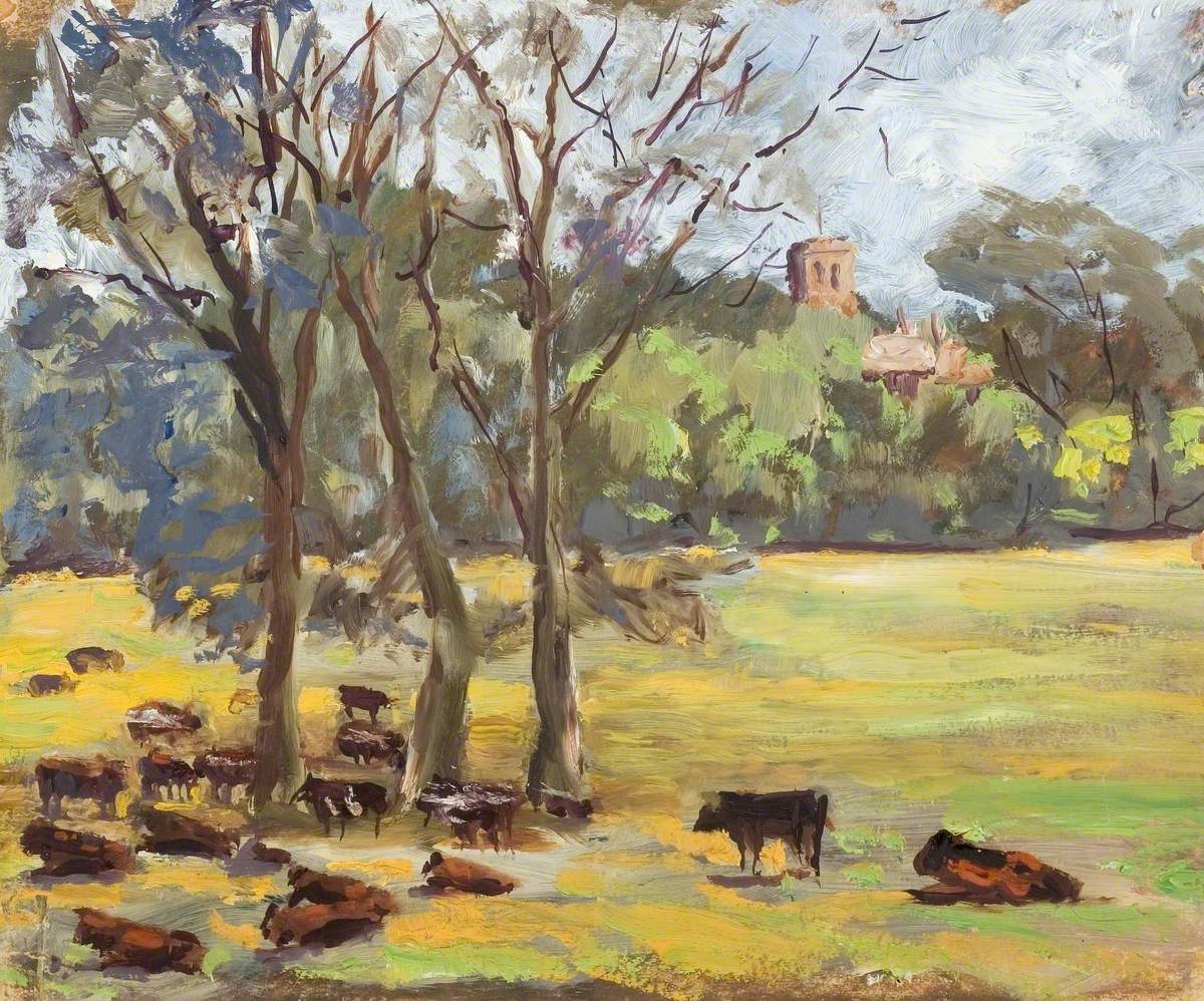 Cattle amongst Trees