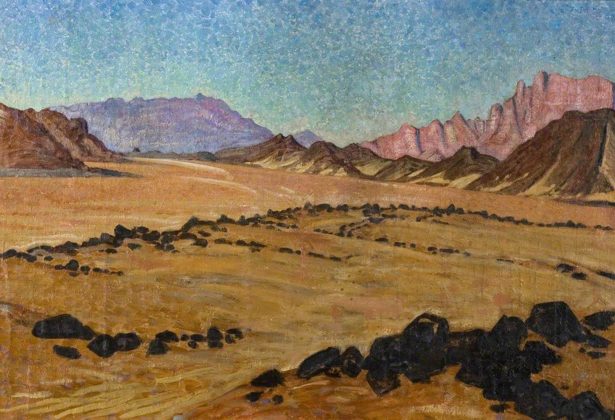 Egyptian Desert Landscape