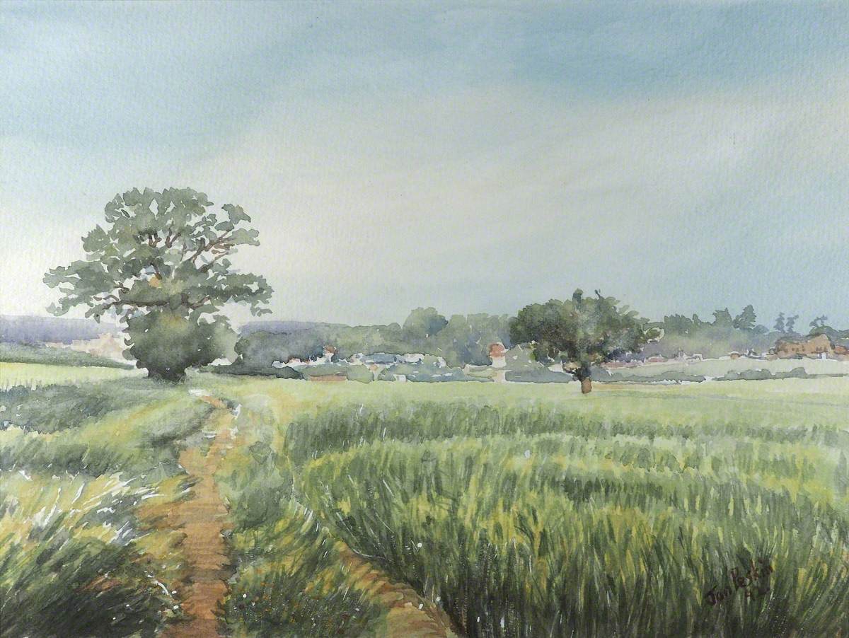 Footpath through Merry Hill Farm, Bushey | Art UK