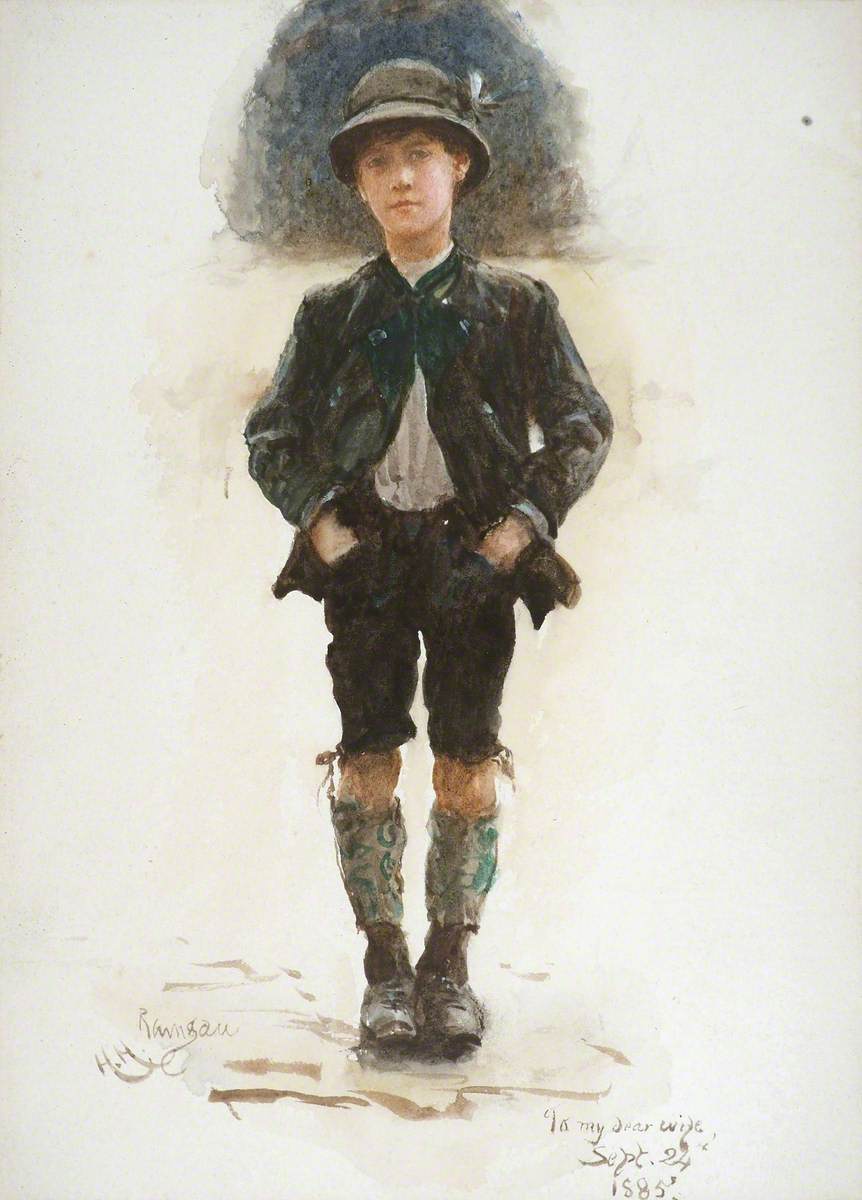 Siegfried in Bavarian Tracht.