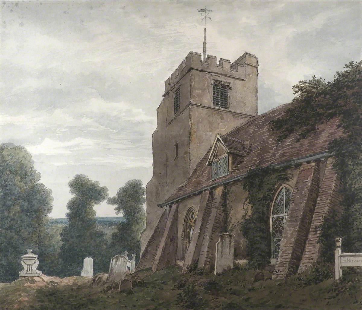 St James's Church, Bushey, from the South East