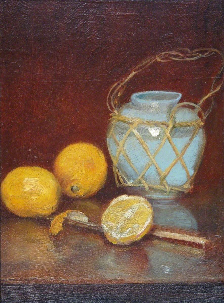 Still Life with Chinese Jar and Oranges