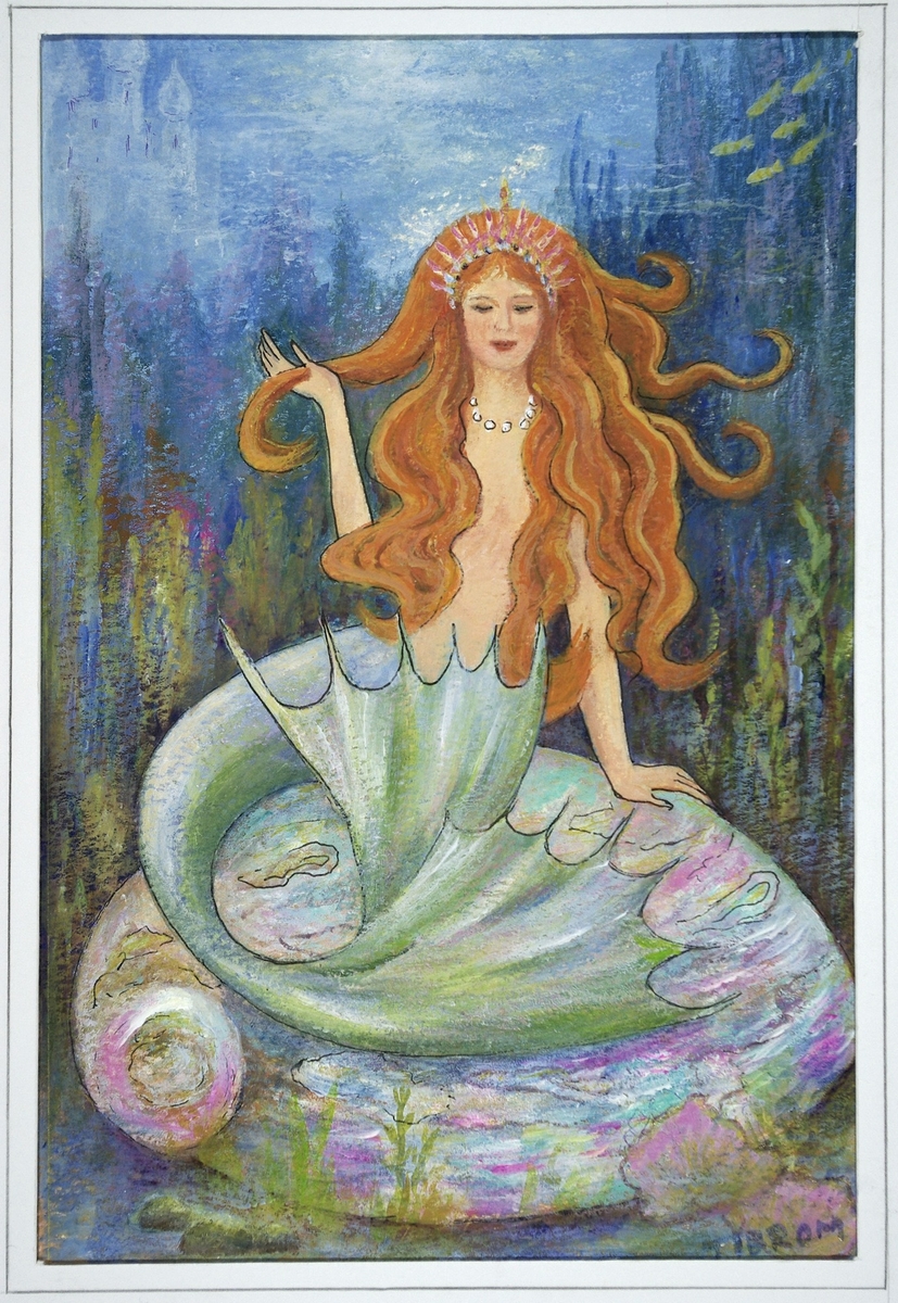 Mermaid on an Abalone Shell