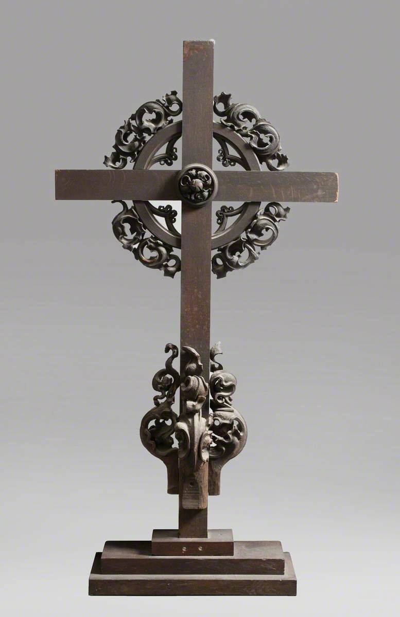 Herkomer Cross from St Christopher's Mission Hall, Bushey