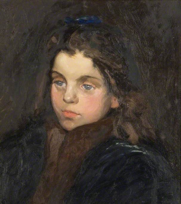 Girl with a Blue Bow