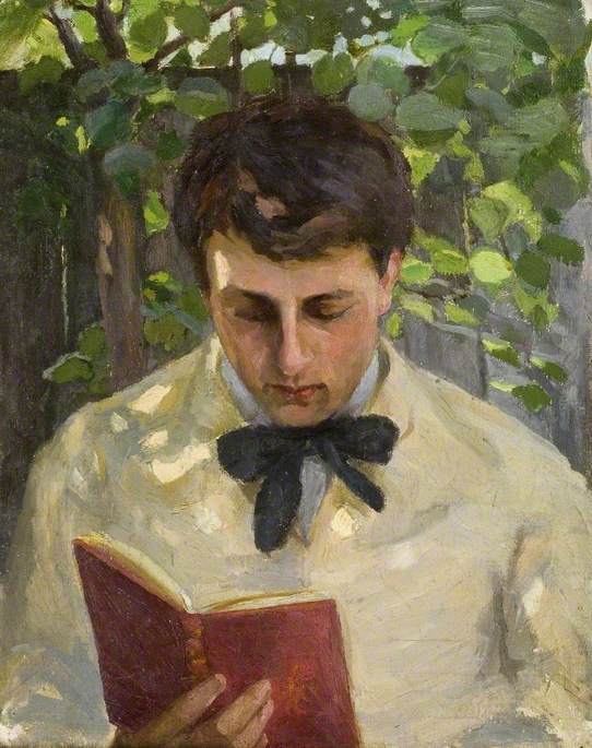 A Young Man Reading