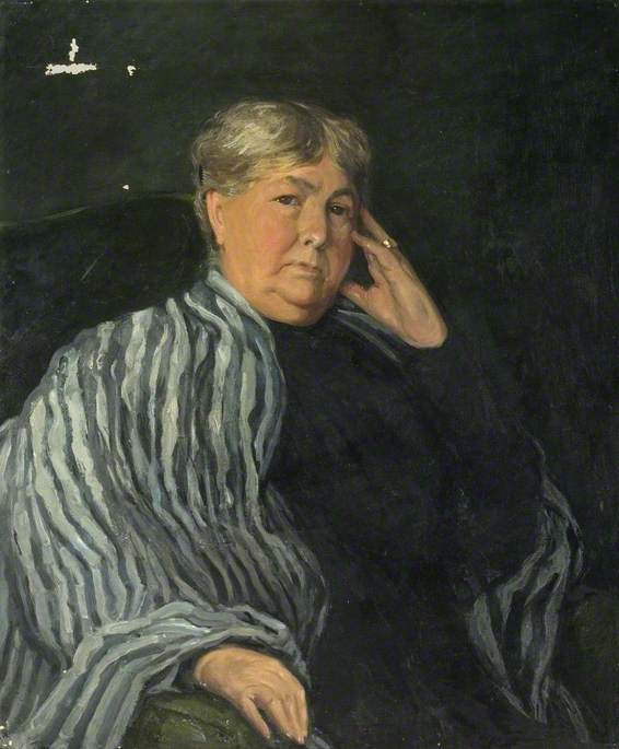 Mrs Maria Susan Chewett (1836–1918) in a Striped Shawl