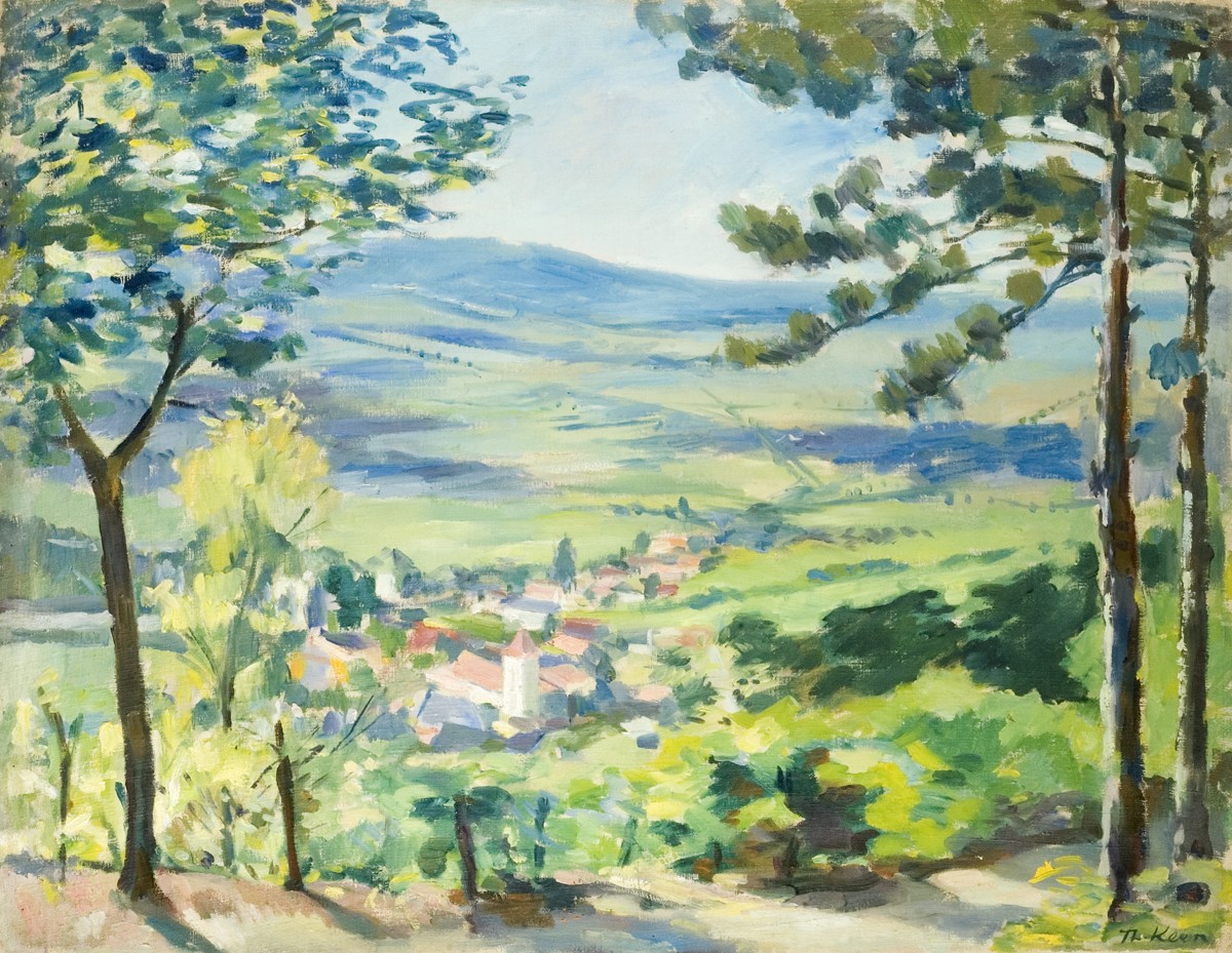 Landscape, Village in a Valley
