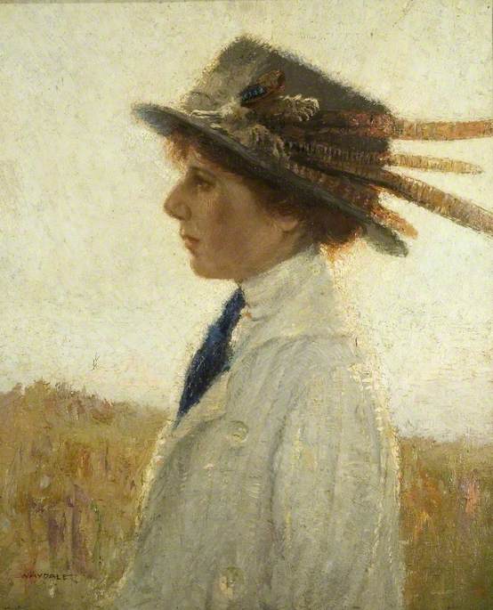 Lady in a Feathered Hat