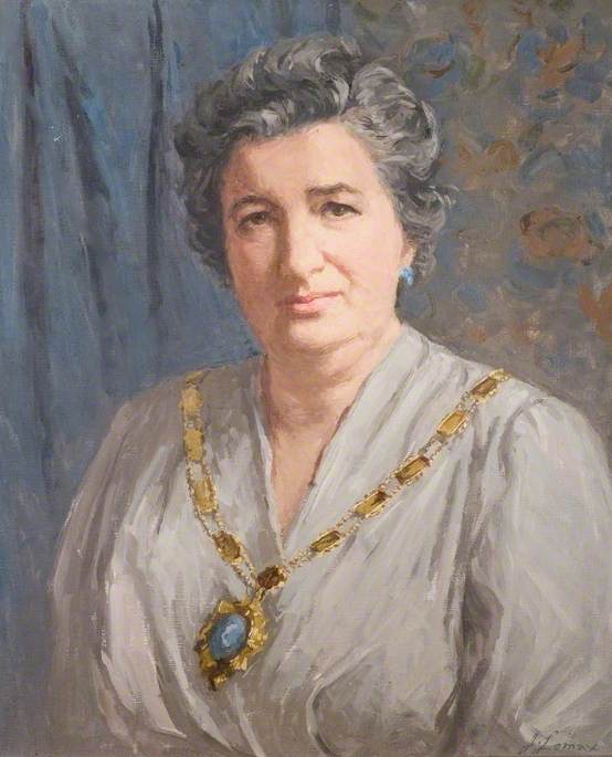 Councillor Mrs Joyce E. Hattie, Chairman of Welwyn Urban District Council (1952–1953)