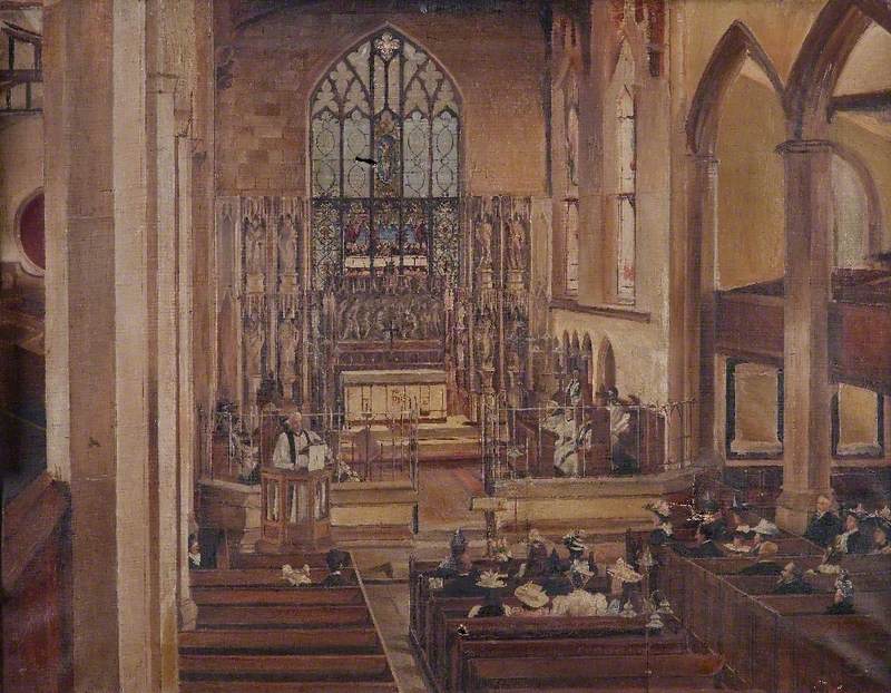 Interior, Holy Trinity Church, Wordsley, Stourbridge