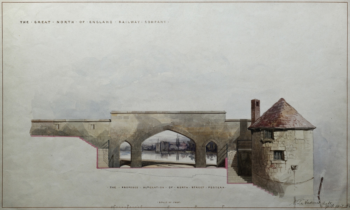 The Great North of England Railway Company – The Proposed Alteration of North Street Postern