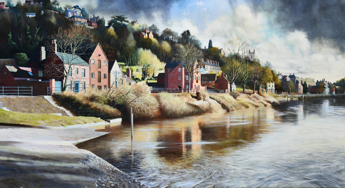 Ironbridge from the Museum of the Gorge