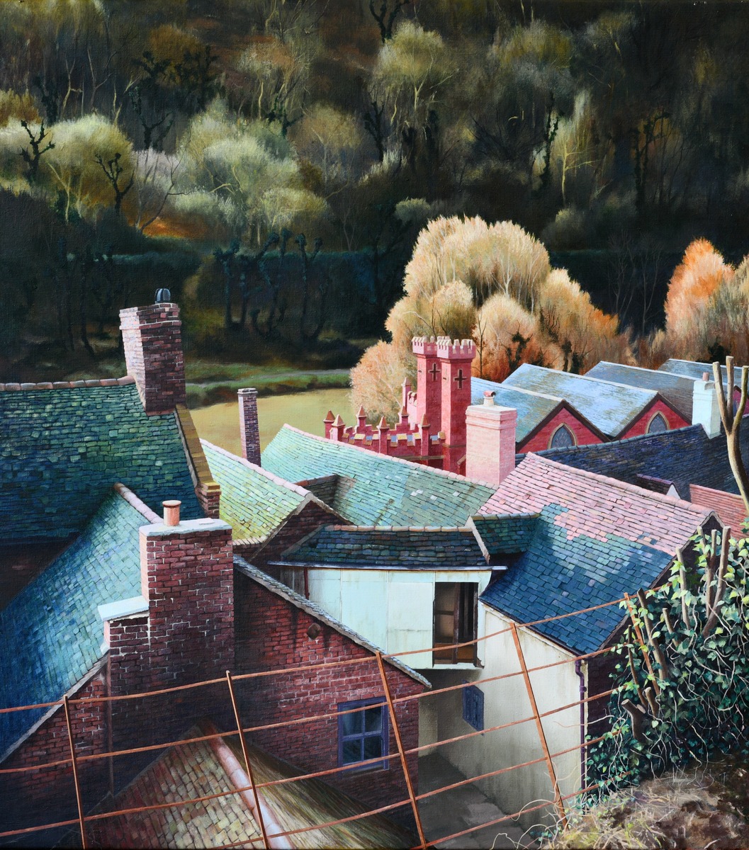 The Museum of the Gorge from Lincoln Hill