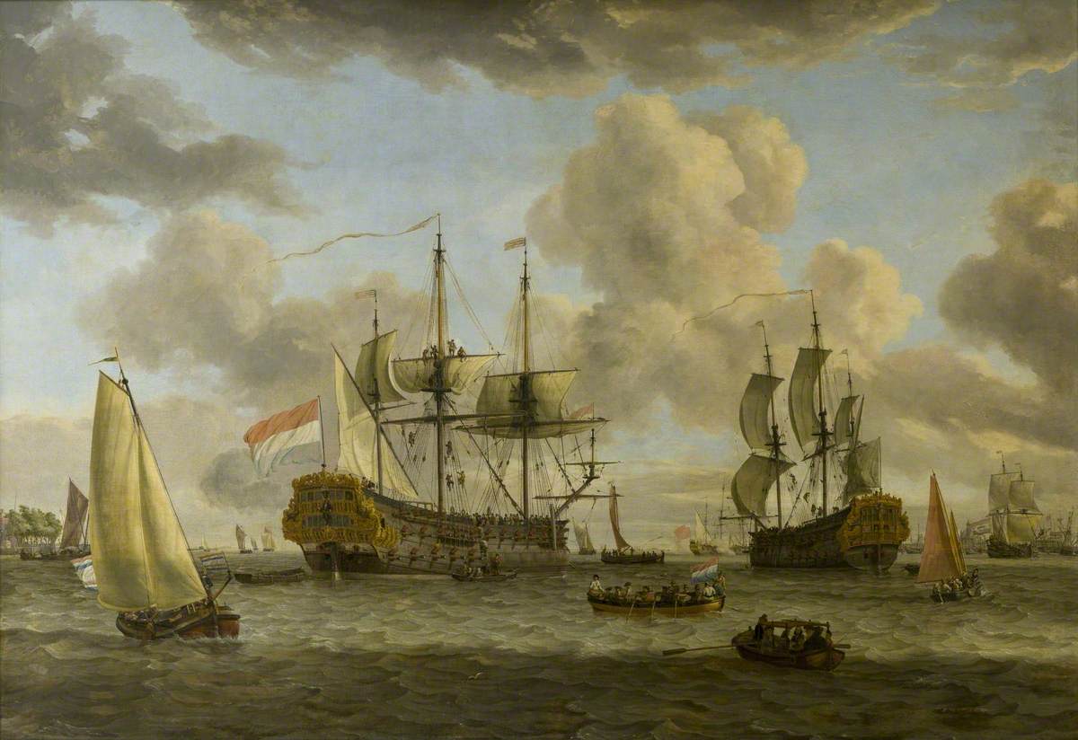 Dutch Shipping Scene: Seascape