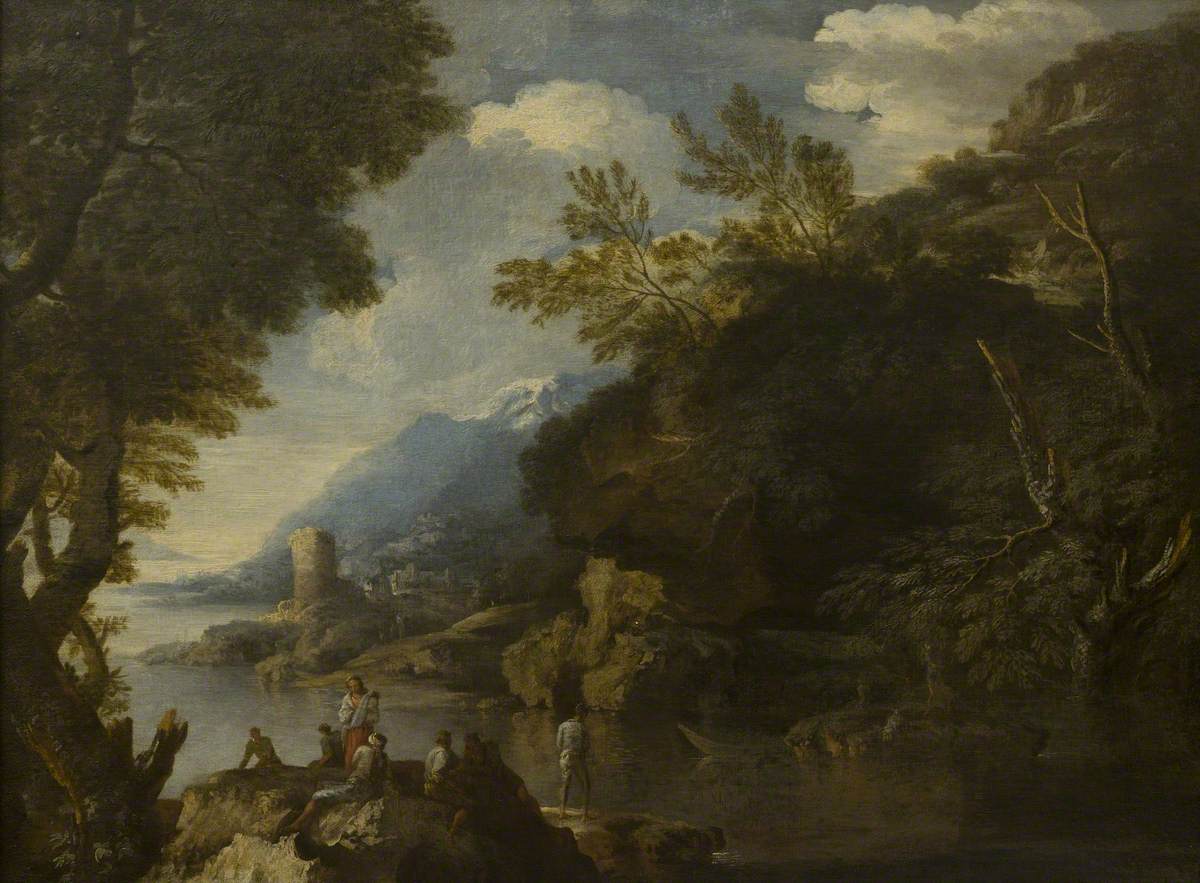 Landscape with Figures and Boats