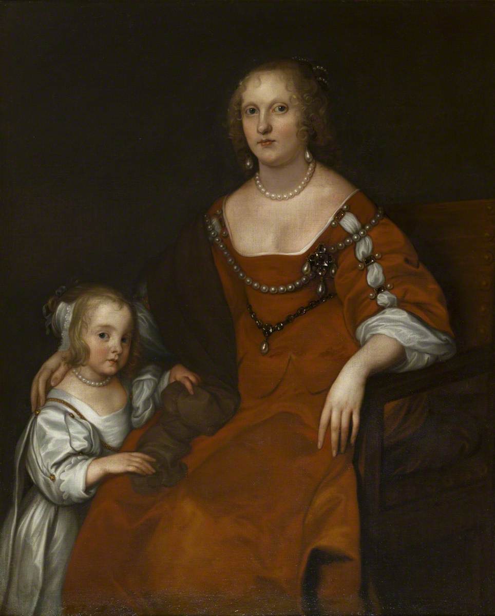 Margaret Howard (1618–1664), Countess of Carlisle and Lady Diana Russell
