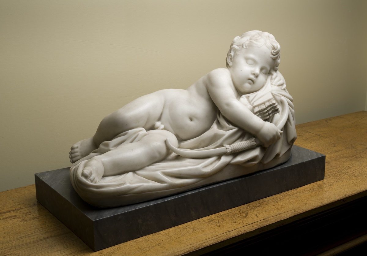 Figure of the Reclining Sleeping Cupid