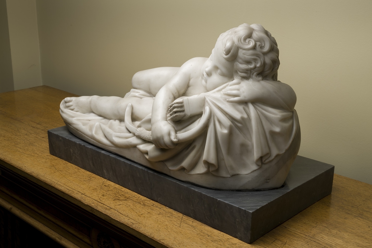 Figure of the Reclining Sleeping Cupid