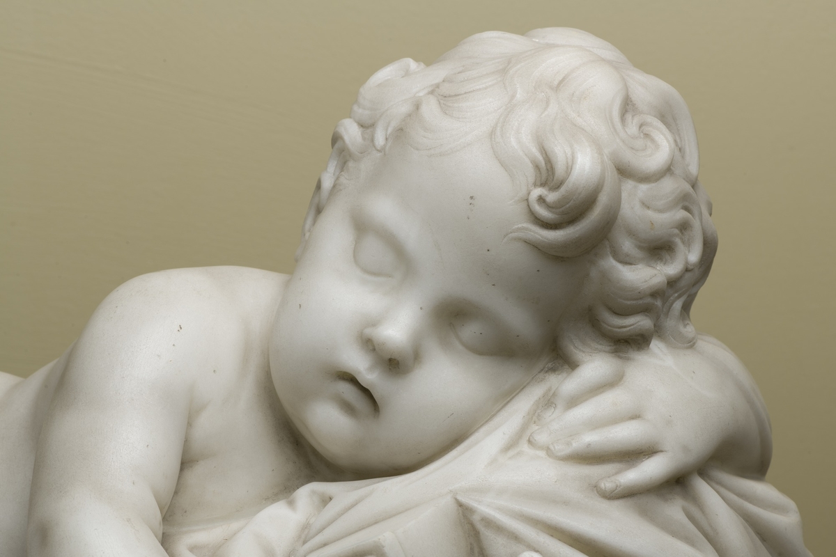 Figure of the Reclining Sleeping Cupid