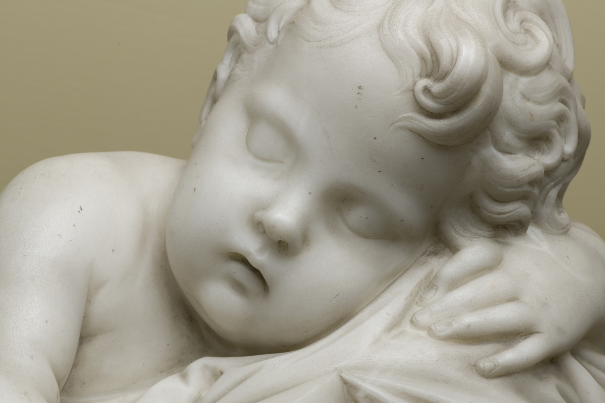 Figure of the Reclining Sleeping Cupid