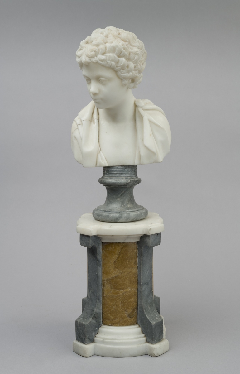 A Pair of Miniature Classical Portrait Busts