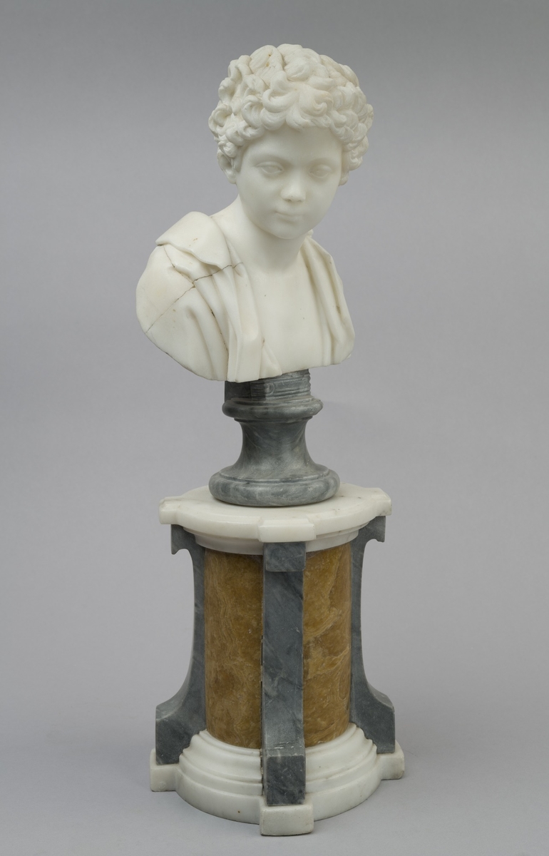 A Pair of Miniature Classical Portrait Busts