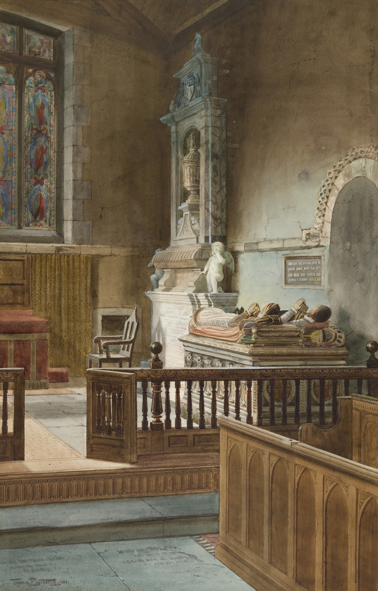 The Newport Monuments at St Andrew's Church, Wroxeter, Shropshire