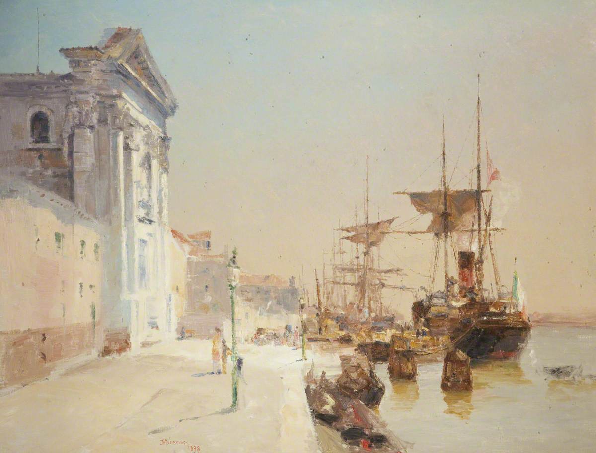 A Quay Scene, Venice