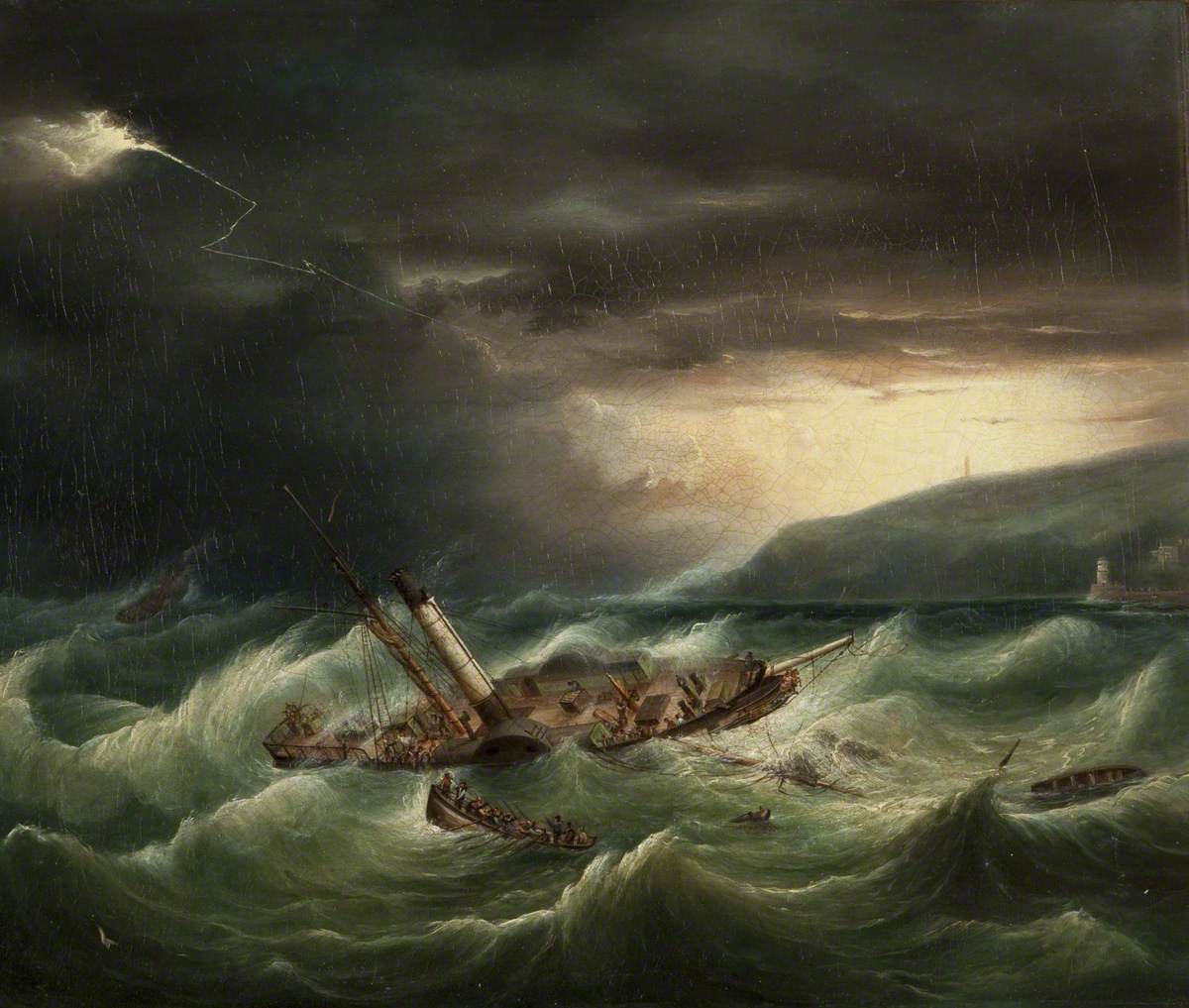 The Wreck of the 'St George', 1830