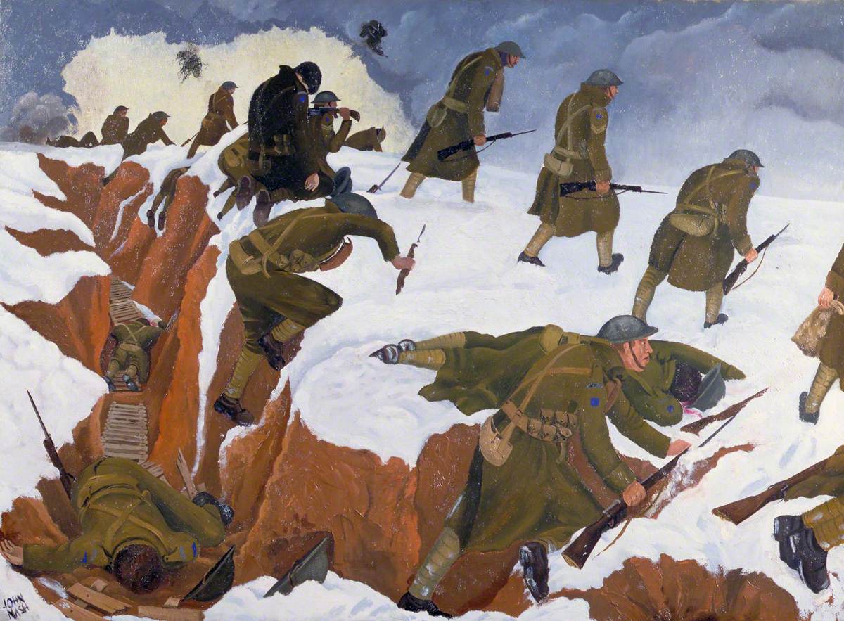 'Over The Top': First Artists Rifles at Marcoing, 30 December 1917