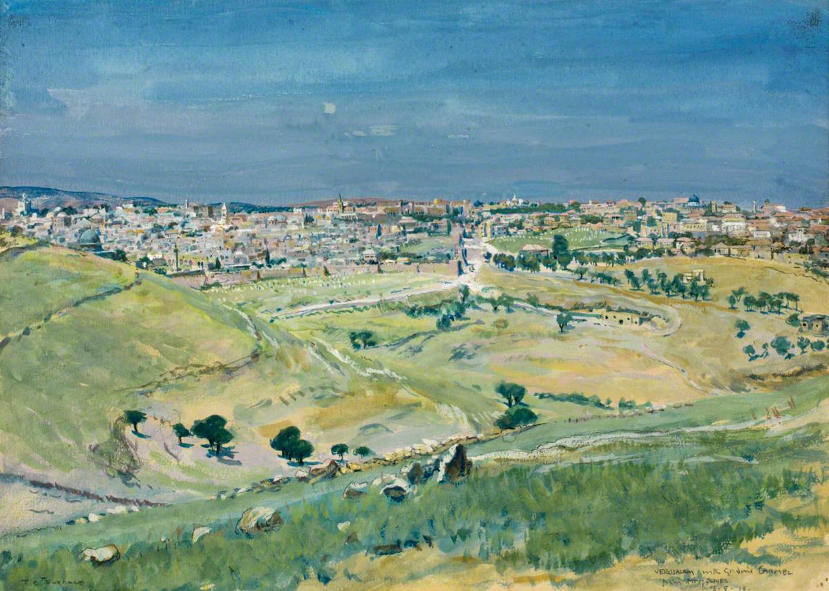 Jerusalem from the Mount of Olives: Gordon's Camel in the Middle Distance