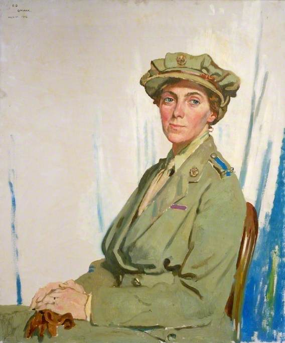 The First Chief Controller, Queen Mary's Army Auxiliary Corps in France, Dame Helen Gwynne-Vaughan (1879–1967), CBE, DSC