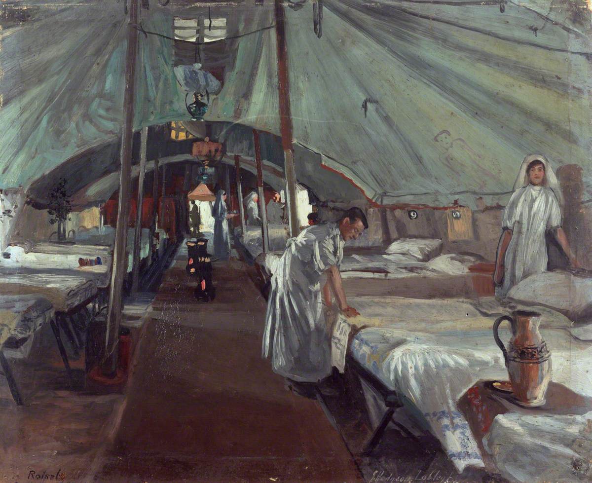 The Officers' Ward at the 41st Casualty Clearing Station