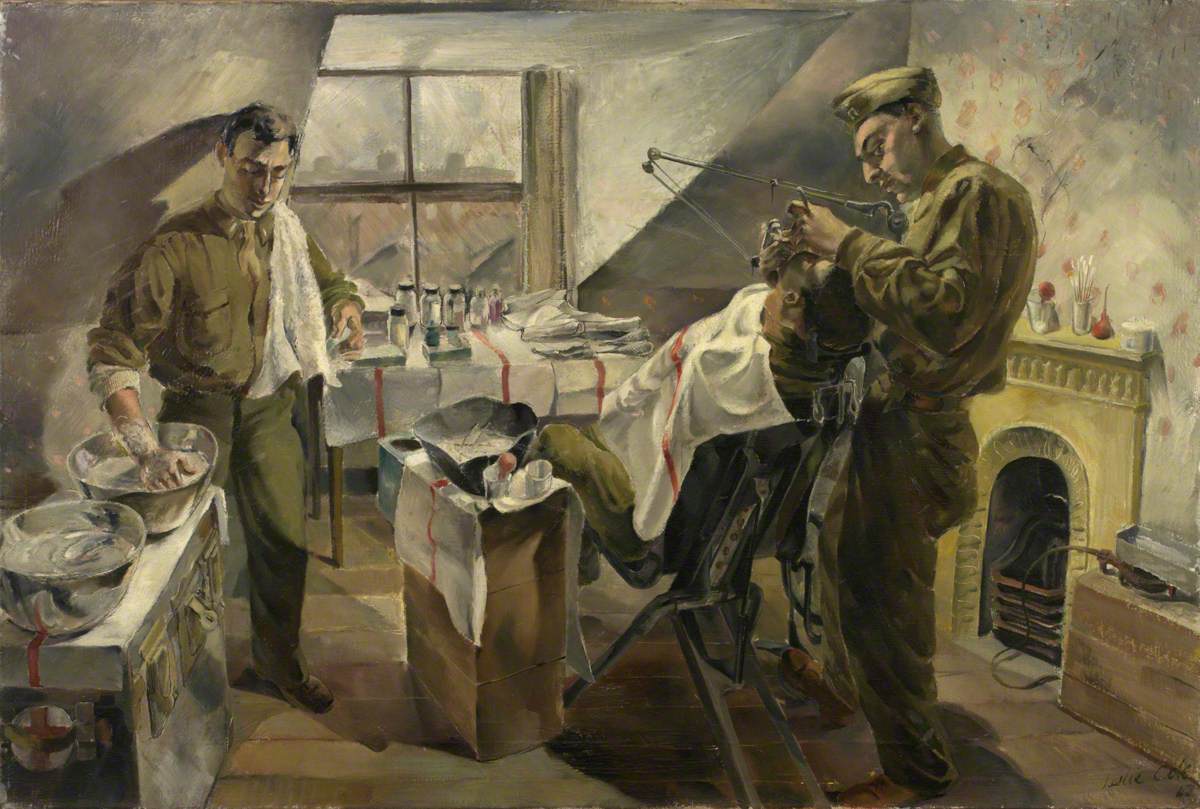 16th US Medical Regiment: Field Dental Service Operating during an Attack