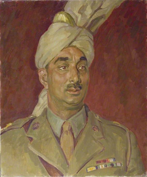Major Mahomed Akbar Khan, Commanding Officer, 29 Mule Coy, Royal Indian ...